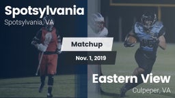 Matchup: Spotsylvania vs. Eastern View  2019