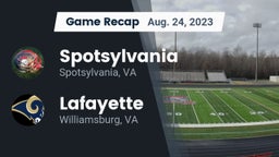 Recap: Spotsylvania  vs. Lafayette  2023