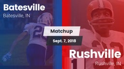 Matchup: Batesville vs. Rushville  2018