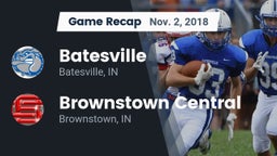 Recap: Batesville  vs. Brownstown Central  2018