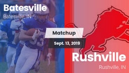 Matchup: Batesville vs. Rushville  2019
