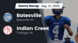 Recap: Batesville  vs. Indian Creek  2020