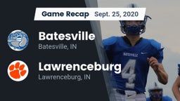 Recap: Batesville  vs. Lawrenceburg  2020