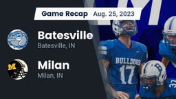 Recap: Batesville  vs. Milan  2023
