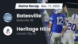 Recap: Batesville  vs. Heritage Hills  2023