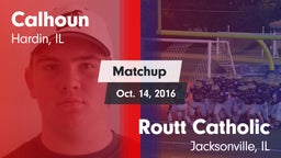Matchup: Calhoun vs. Routt Catholic  2016