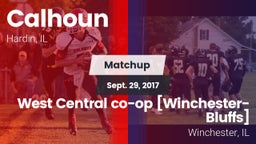 Matchup: Calhoun vs. West Central co-op [Winchester-Bluffs]  2017