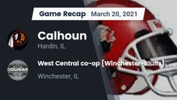 Recap: Calhoun  vs. West Central co-op [Winchester-Bluffs]  2021