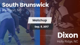 Matchup: South Brunswick vs. Dixon  2017