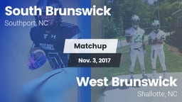 Matchup: South Brunswick vs. West Brunswick  2017
