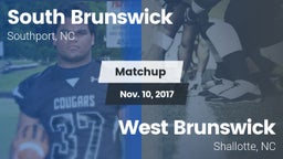 Matchup: South Brunswick vs. West Brunswick  2017