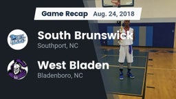 Recap: South Brunswick  vs. West Bladen  2018