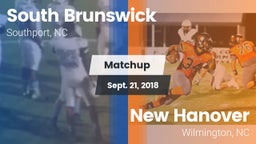 Matchup: South Brunswick vs. New Hanover  2018