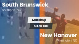 Matchup: South Brunswick vs. New Hanover  2019