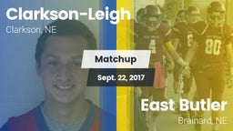 Matchup: Clarkson-Leigh vs. East Butler  2017