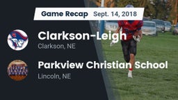 Recap: Clarkson-Leigh  vs. Parkview Christian School 2018