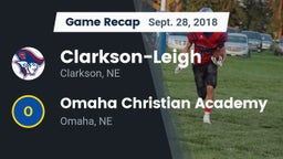 Recap: Clarkson-Leigh  vs. Omaha Christian Academy  2018