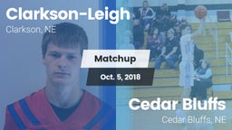 Matchup: Clarkson-Leigh vs. Cedar Bluffs  2018