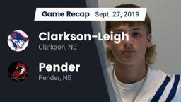 Recap: Clarkson-Leigh  vs. Pender  2019