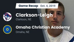 Recap: Clarkson-Leigh  vs. Omaha Christian Academy  2019