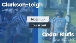 Matchup: Clarkson-Leigh vs. Cedar Bluffs  2019