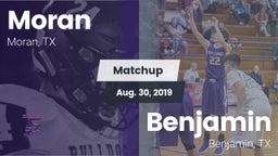 Matchup: Moran vs. Benjamin  2019