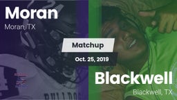 Matchup: Moran vs. Blackwell  2019