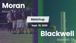 Matchup: Moran vs. Blackwell  2020