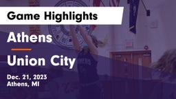 Athens  vs Union City  Game Highlights - Dec. 21, 2023