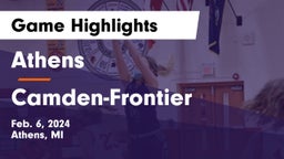 Athens  vs Camden-Frontier  Game Highlights - Feb. 6, 2024