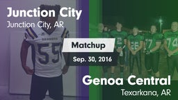 Matchup: Junction City vs. Genoa Central  2016