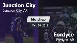 Matchup: Junction City vs. Fordyce  2016