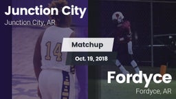 Matchup: Junction City vs. Fordyce  2018