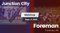 Matchup: Junction City vs. Foreman  2020