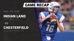 Recap: Indian Land  vs. Chesterfield  2016