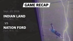 Recap: Indian Land  vs. Nation Ford  2016