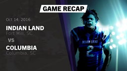 Recap: Indian Land  vs. Columbia  2016