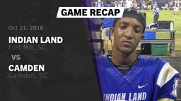 Recap: Indian Land  vs. Camden  2016