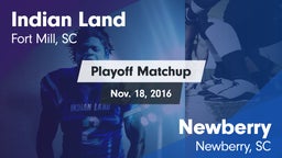 Matchup: Indian Land vs. Newberry  2016