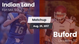 Matchup: Indian Land vs. Buford  2017