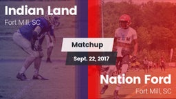 Matchup: Indian Land vs. Nation Ford  2017