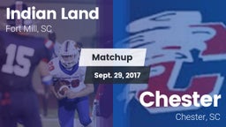 Matchup: Indian Land vs. Chester  2017