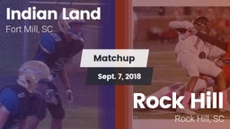 Matchup: Indian Land vs. Rock Hill  2018