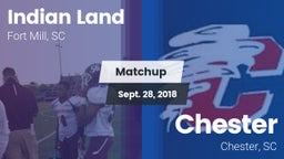 Matchup: Indian Land vs. Chester  2018