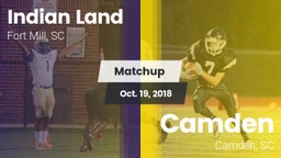 Matchup: Indian Land vs. Camden  2018