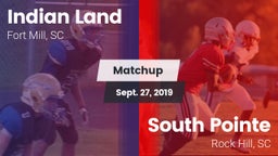 Matchup: Indian Land vs. South Pointe  2019