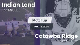 Matchup: Indian Land vs. Catawba Ridge  2020