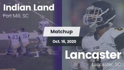 Matchup: Indian Land vs. Lancaster  2020