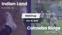 Matchup: Indian Land vs. Catawba Ridge  2020