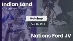 Matchup: Indian Land vs. Nations Ford JV 2020